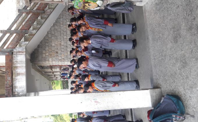 "Cheychey scouts on basic training"