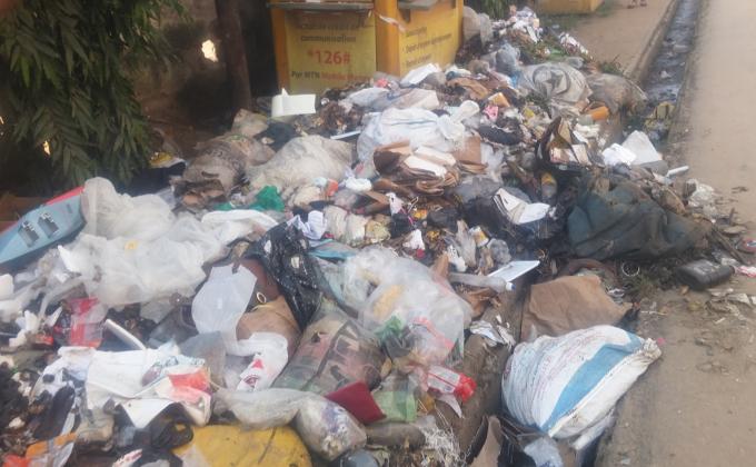 les scoutes du groupe saint Georges luttes pour le recyclage des dechets plastiques