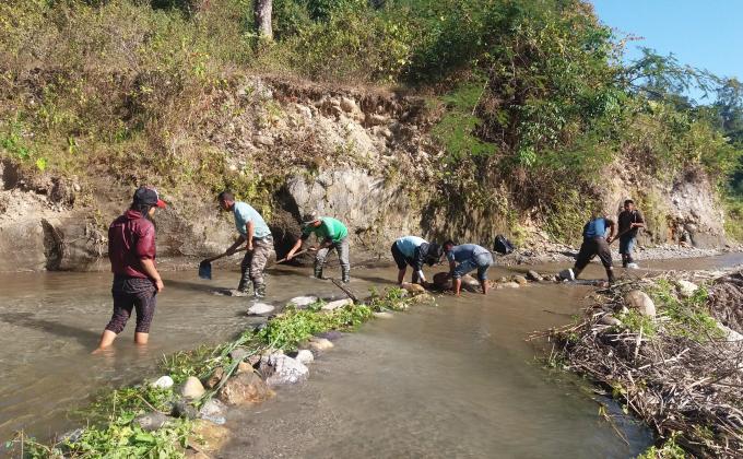 Irrigation Channel work 