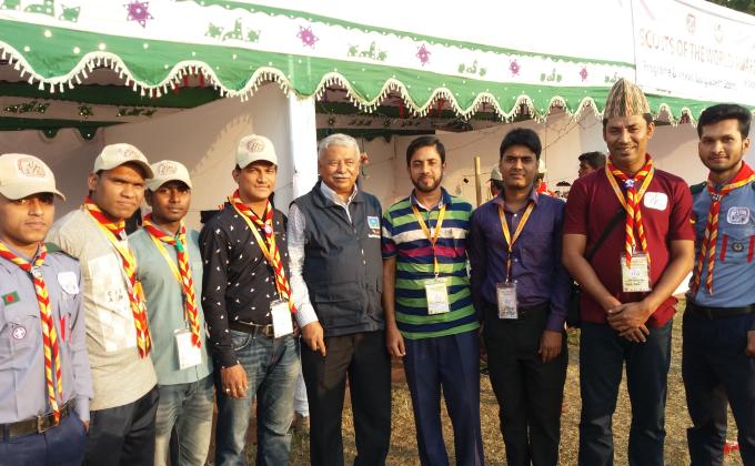 অষ্টাদশ রোভারমুটে অংশগ্রহন।