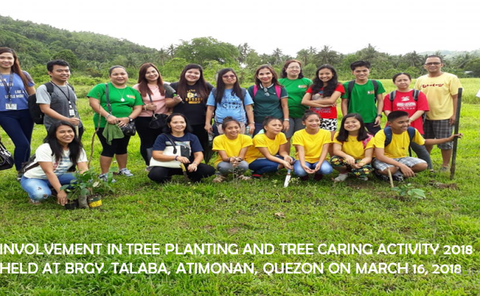 TREE PLANTING AND TREE CARING ACTIVITY 2018