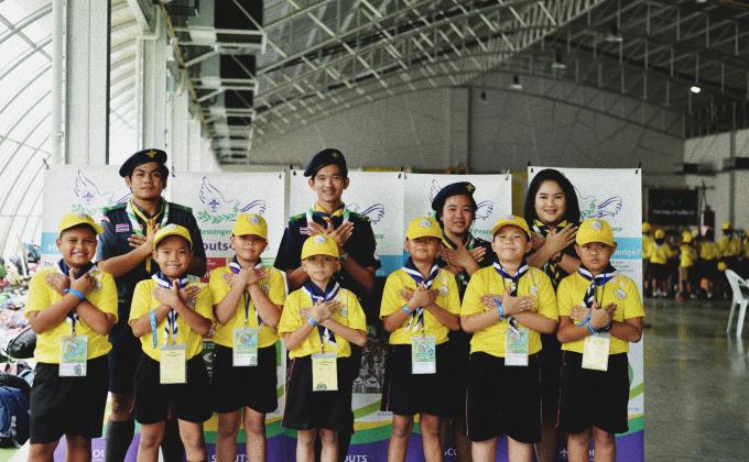 Promoting MoP at 1st National Cuboree Thailand.