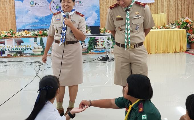 The 8th"We Are One Project"Messengers of Peace Scout Training at school by Local Coordinators.