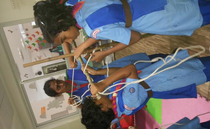 annai violet intra school camp