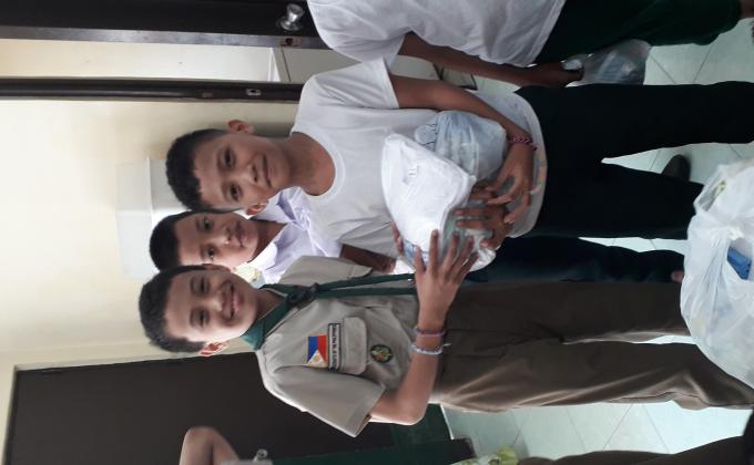 FEES-Marcelo Green BSP Shares Relief Goods to Fire Incident Victims