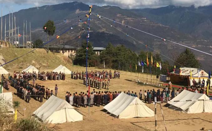 Regional scouts camp