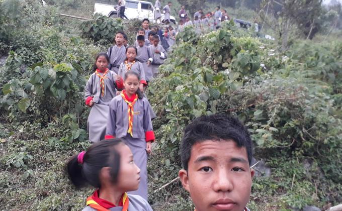 Scouts' Excursion to Farm House