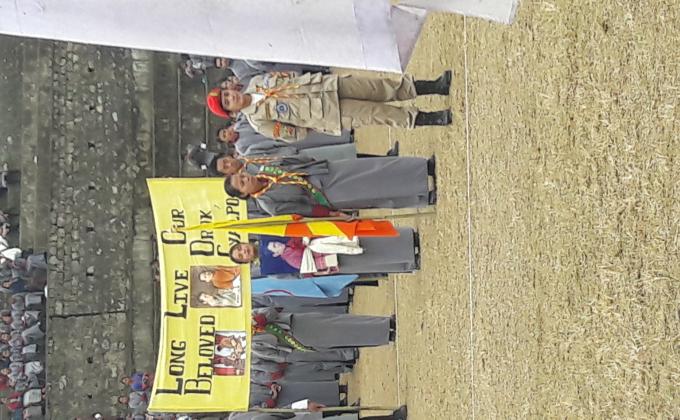 Scout day at Mendrelgang C S