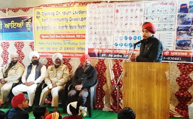 anti drugs,traffic education and moral education seminar by sri muktsar sahib police 