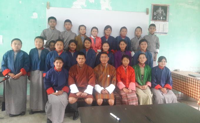 Advocay on CICL to Law CLub Members of Nganglam Central School