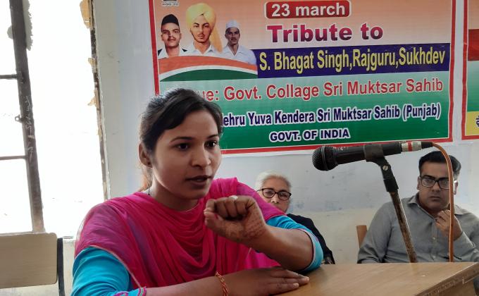 anti drugs,traffic education and moral education and shaheedi diwas s bhagat singh