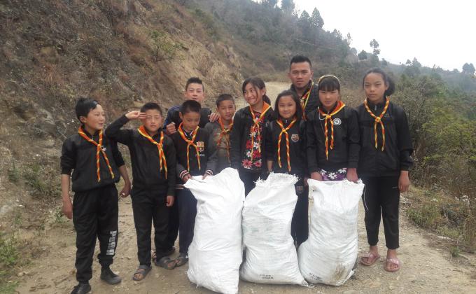 #Trash tag challenge