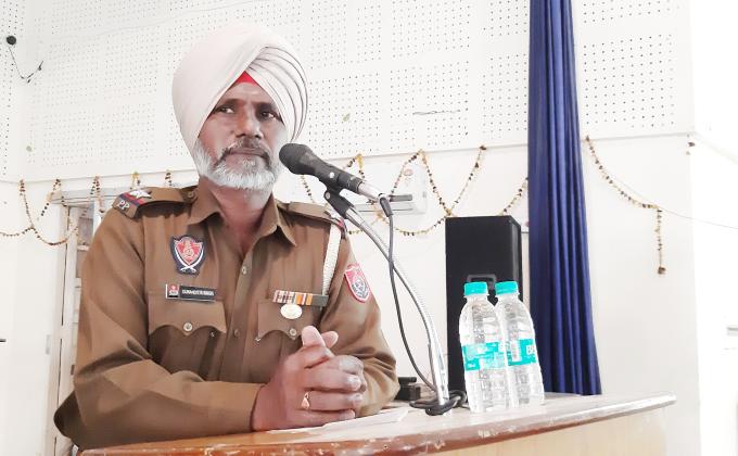 voters awareness and anti drugs,traffic education and moral education seminar by sri muktsar sahib police department punjab india