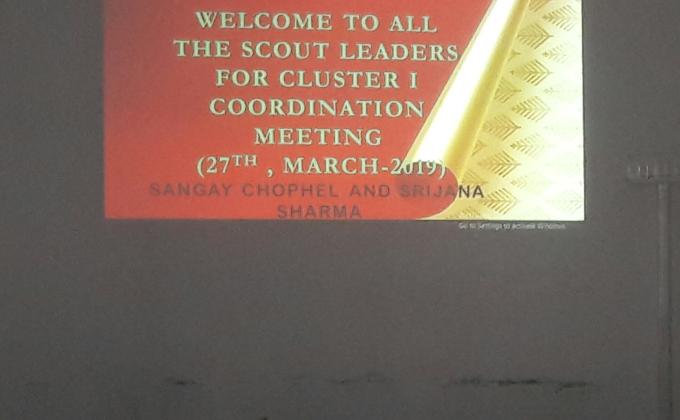 First Cluster leaders coordination meeting, Thimphu