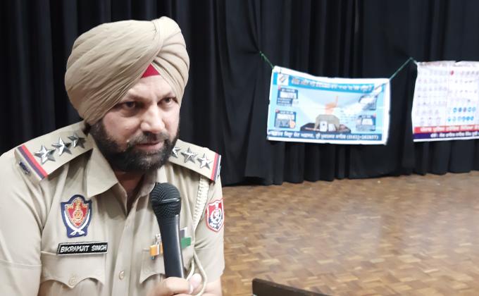 voters awareness and anti drugs,traffic education and moral education seminar by sri muktsar sahib police department punjab india