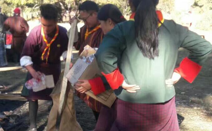 Social services at Taker Tshechu in Bumthang 
