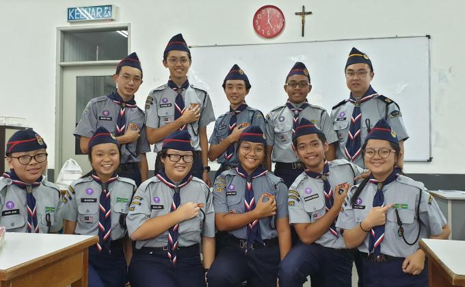 Installation of Troop leaders, Patrol Leaders and Asst Patrol Leaders & Induction of New members 