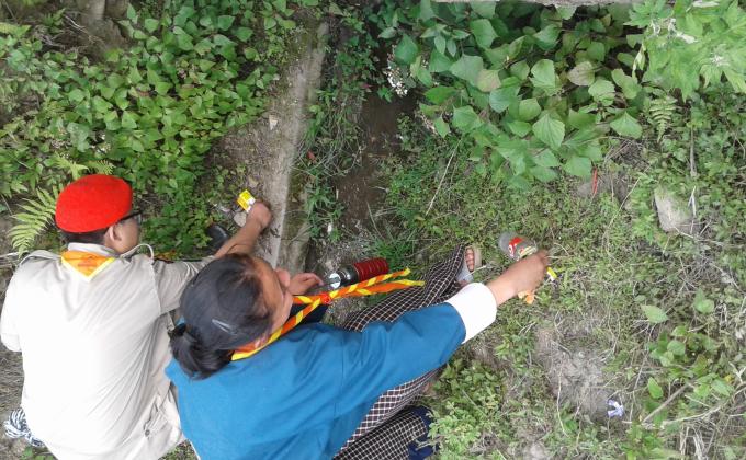 community service at changmey temple