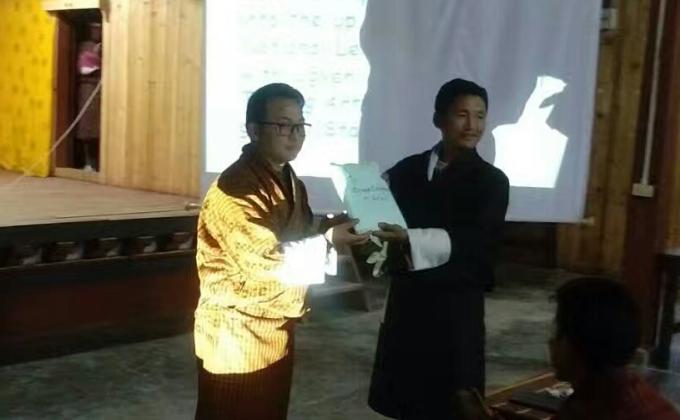 Observed history day at Sonam Kuenphen High school 