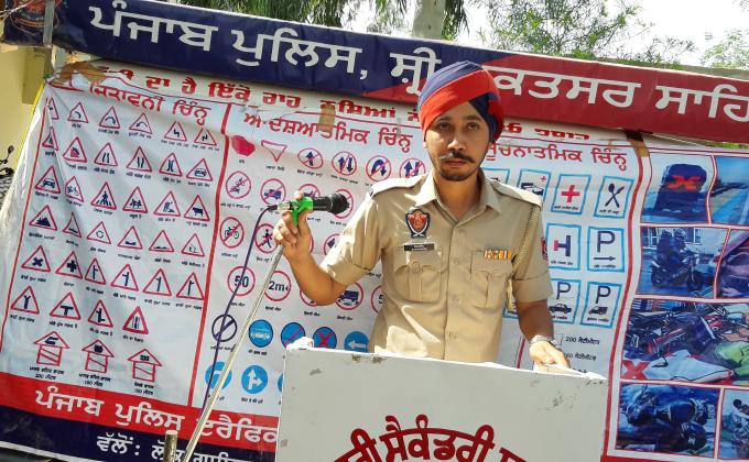 voters awareness and anti drugs,traffic education and moral education seminar by sri muktsar sahib police department punjab india 