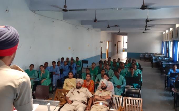 voters awareness and anti drugs,traffic education and moral education seminar by sri muktsar sahib police department punjab india 