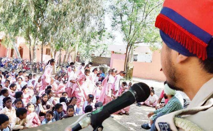 voters awareness and anti drugs,traffic education and moral education seminar by sri muktsar sahib police department punjab india 