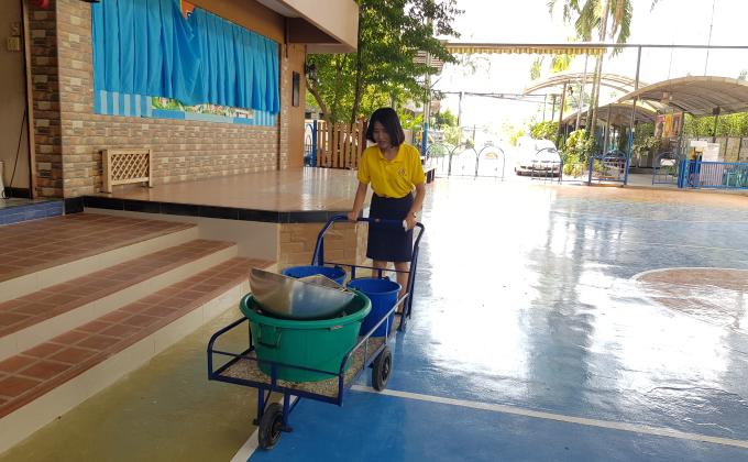 เป็นฝ่ายบริการโภชนาการในการประชุม