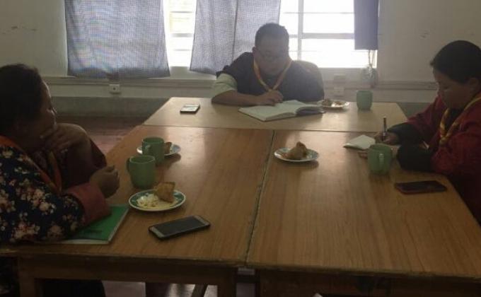 Coordination meeting for scout leaders 