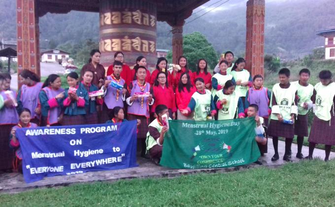 Donation for the welfare of the girls