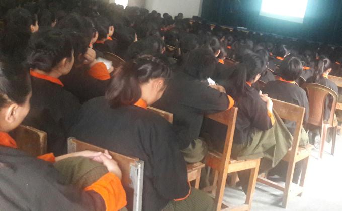 Presentation on usage of Toilet by club coordinator