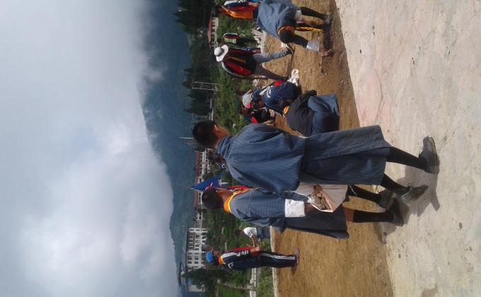 Cleaning New Chorten