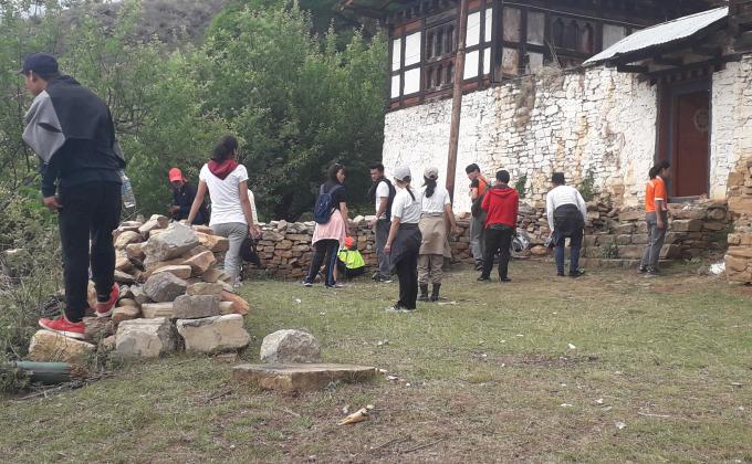 A day hike for scout students 