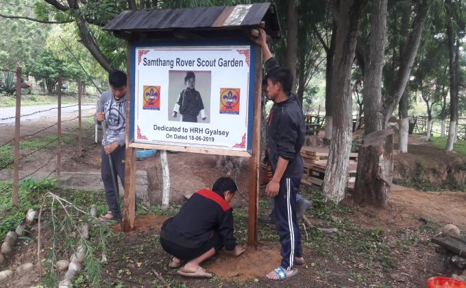 Rover scout garden