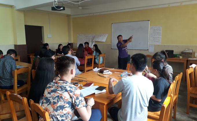 Resourced the BULT course  the pre service teacher of samtse college of education 