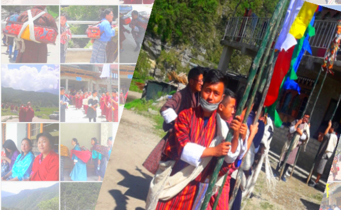 Spreading peace through religious activities.