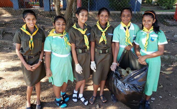 Cleanup campaign by Girl Scouts of Lautoka Central