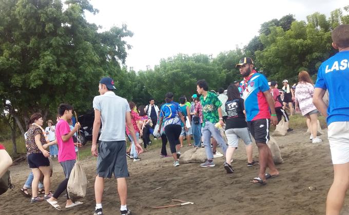 PEACE CLEANUP AT LOMOLOMO BEACH