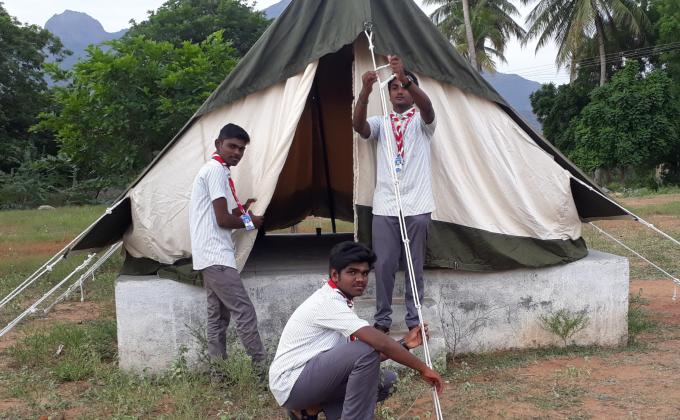 serviced in rajayapuraskar test camp