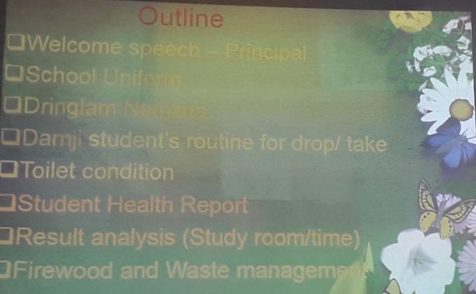 # Creating awareness on waste management during Parents - Teachers Meeting