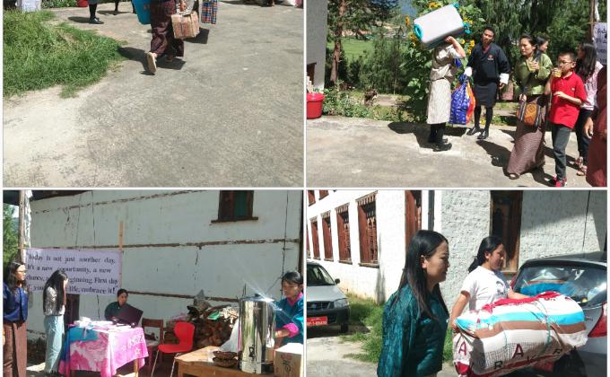 Your arrival is a cause of joy-welcome juniors