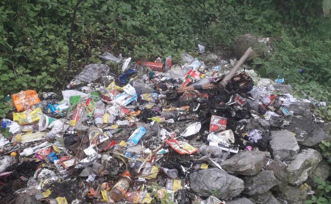 Clearing of Waste Pit 