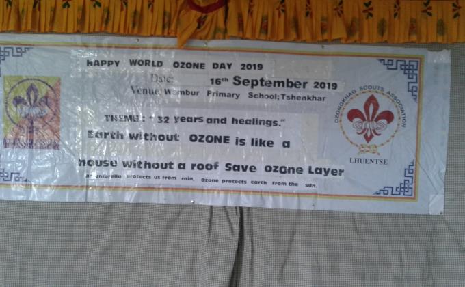 Observing world ozone day 