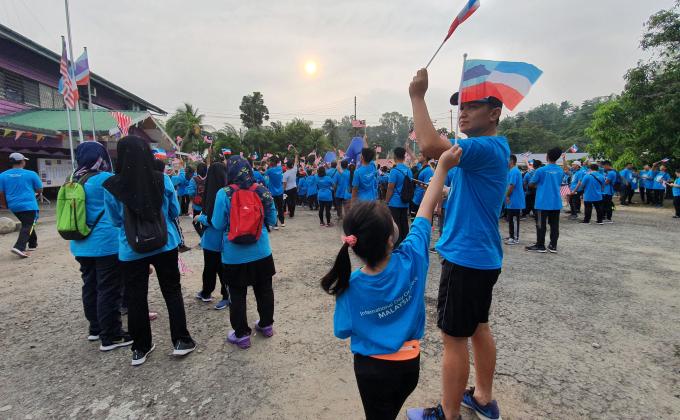 THE FIRST INTERNATIONAL WALK FOR WORLD PEACE 2019 AT SABAH, MALAYSIA