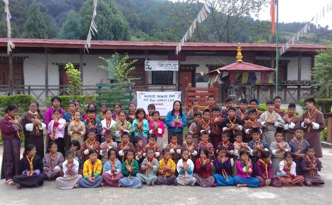 Peace through tree plantation.