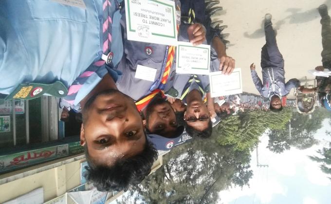 We are Celebrating peace of day and participate 250 Rover scouts 
