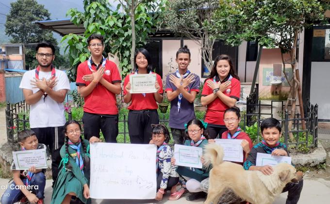 Plantation on International Peace Day