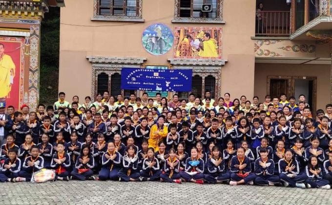 Celebration of international peace day