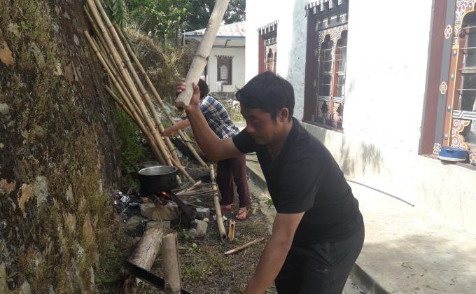 Beautifying the physical ambience in community centre.