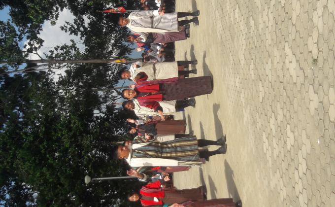 "Dancing competition among young stars"