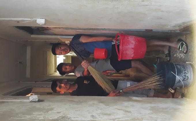 Cleaning our surroundings